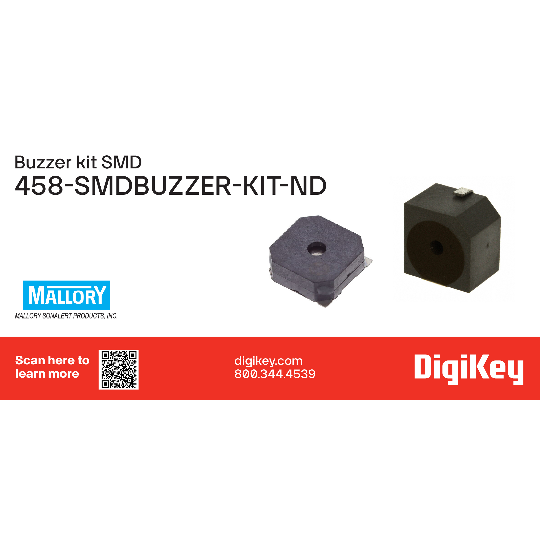 Mallory Sonalert Products Inc. SMDBUZZER electronic component