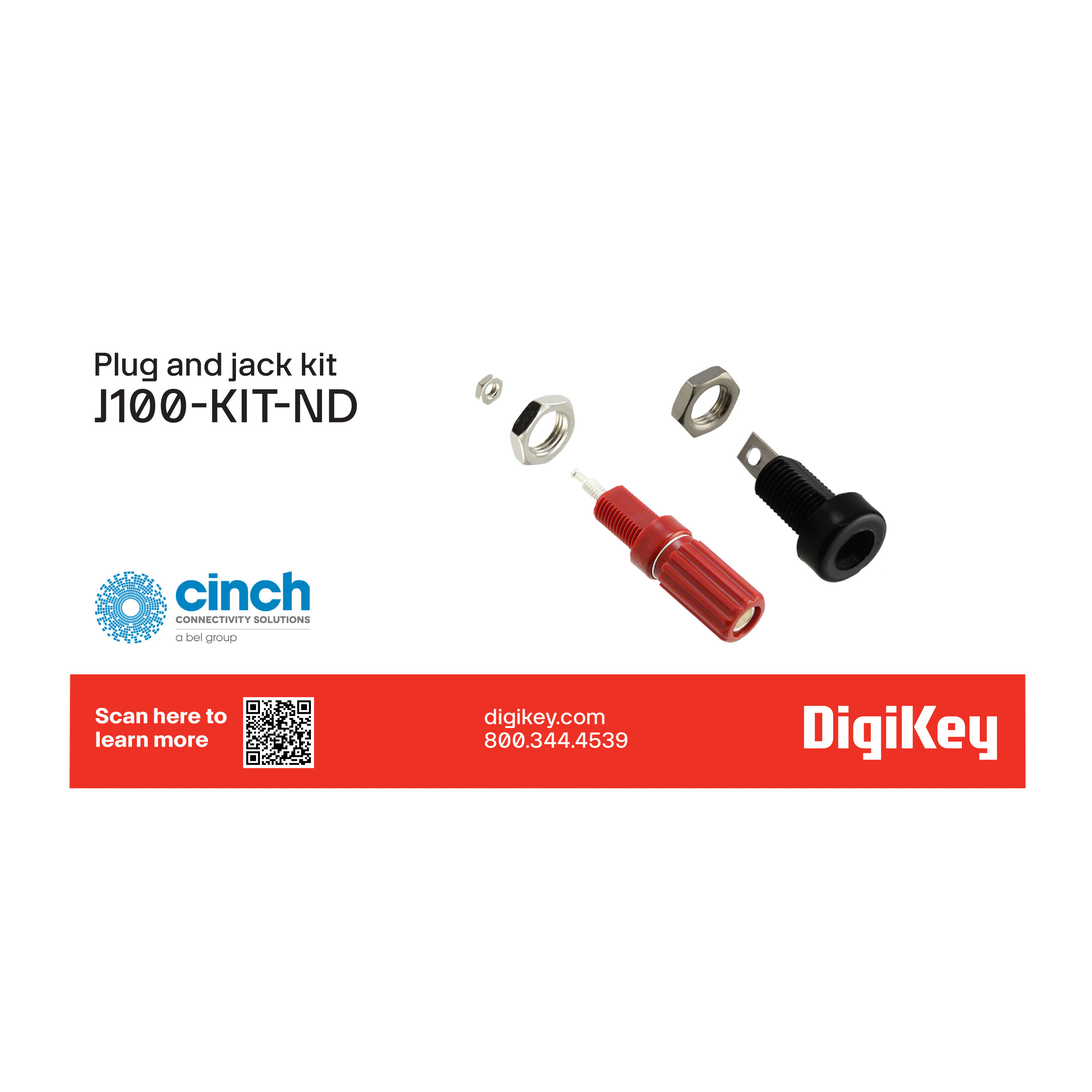 Cinch Connectivity Solutions Johnson J100-KIT electronic component