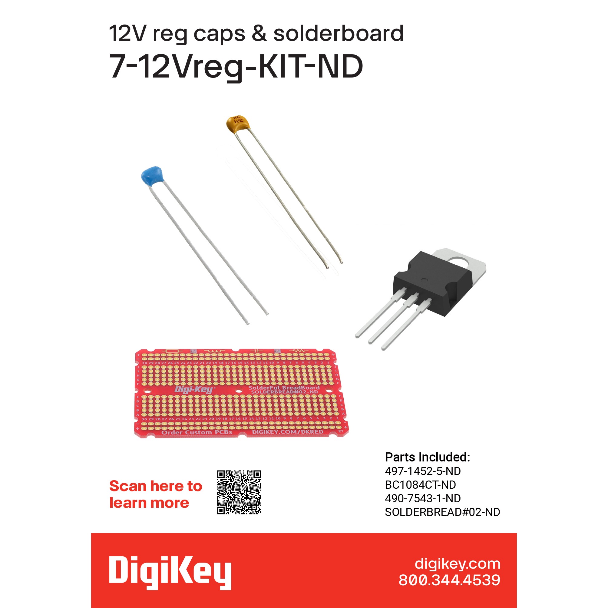 DigiKey Kit (VA) 12VREG electronic component