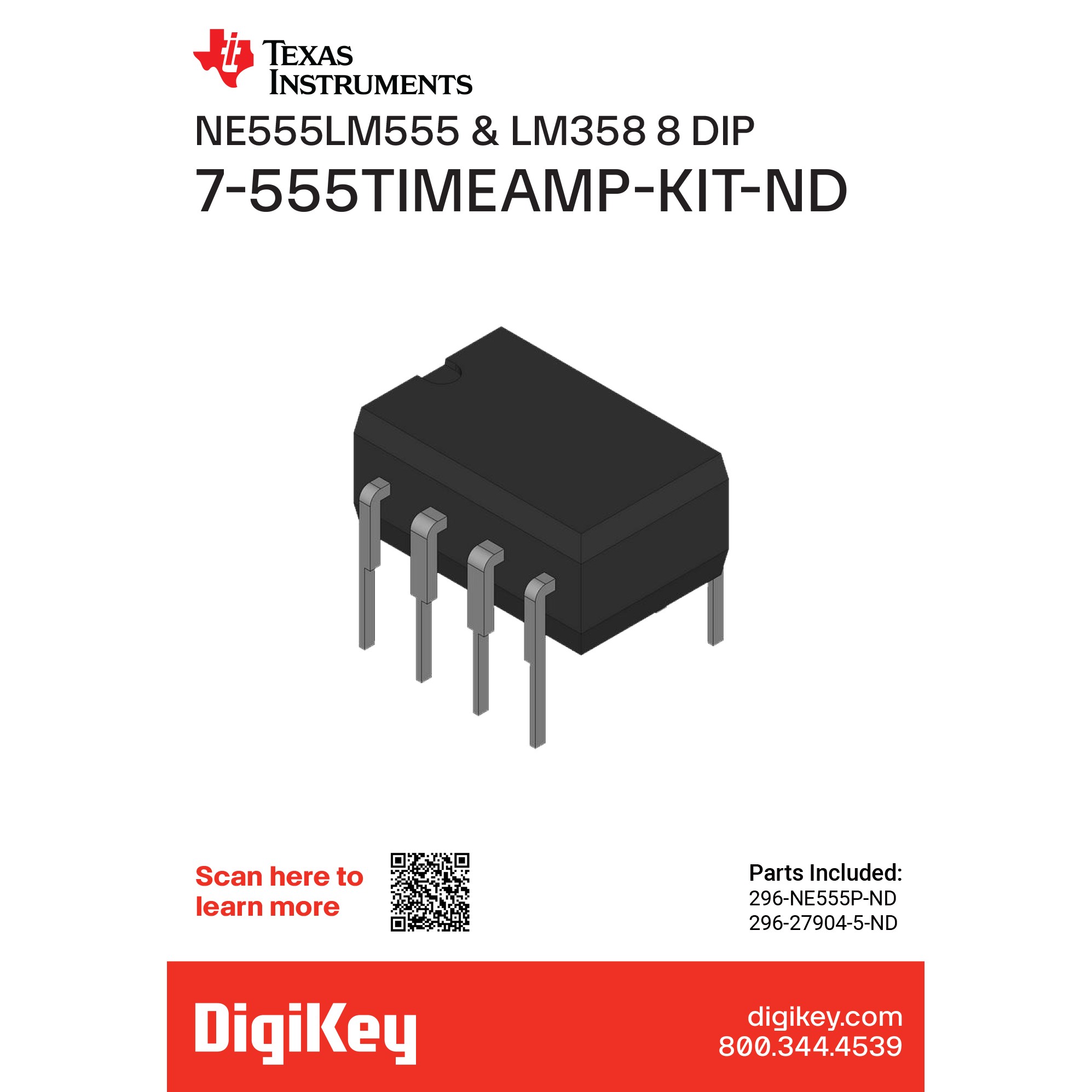 DigiKey Kit (VA) 555TIMEAMP electronic component
