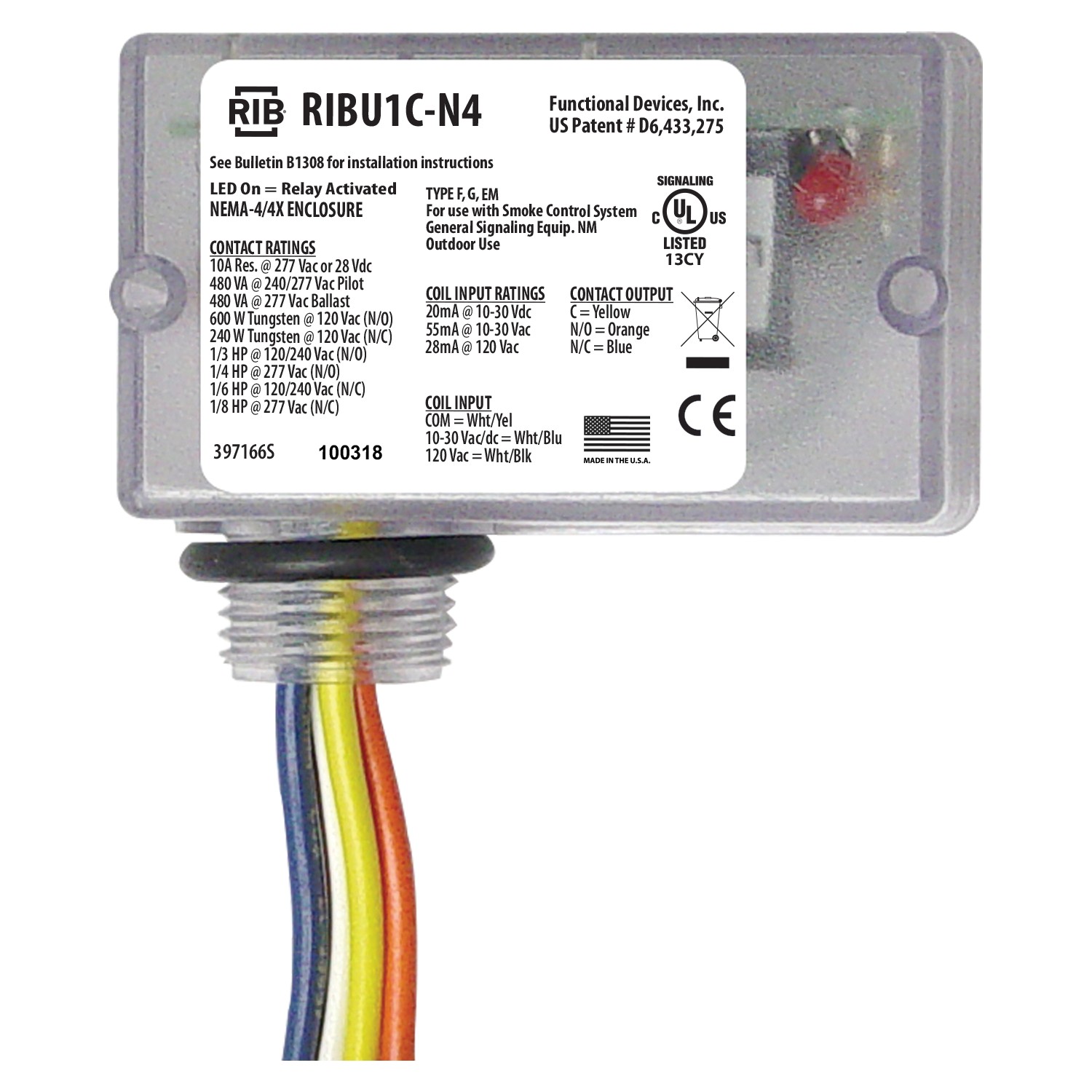 Functional Devices RIBU1C-N4 electronic component