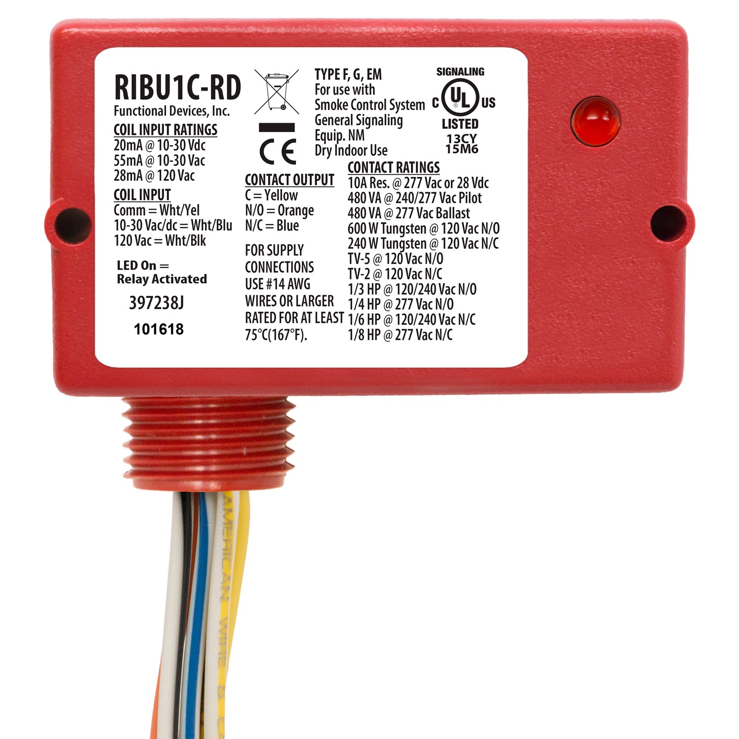 Functional Devices RIBU1C-RD electronic component