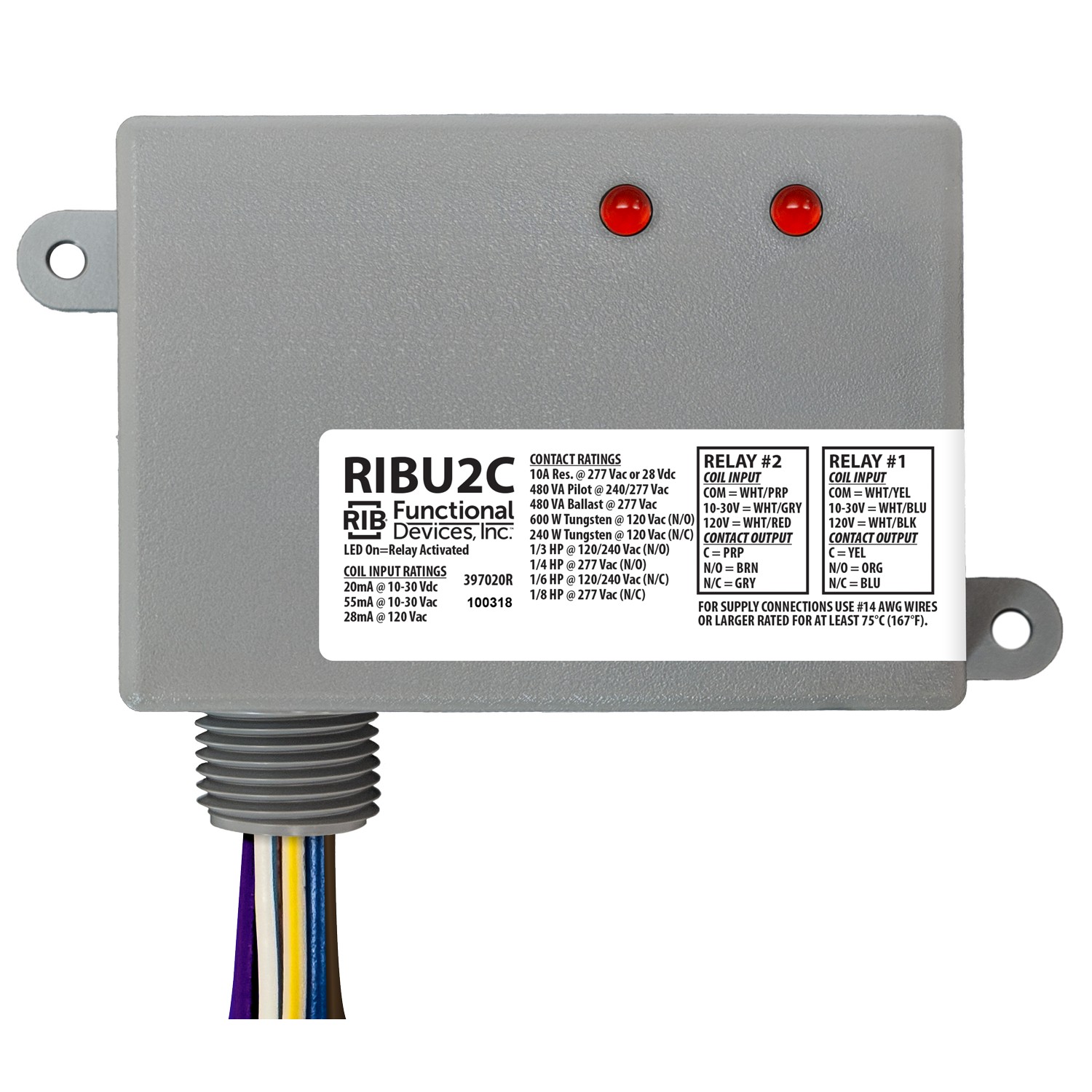 Functional Devices RIBU2C electronic component