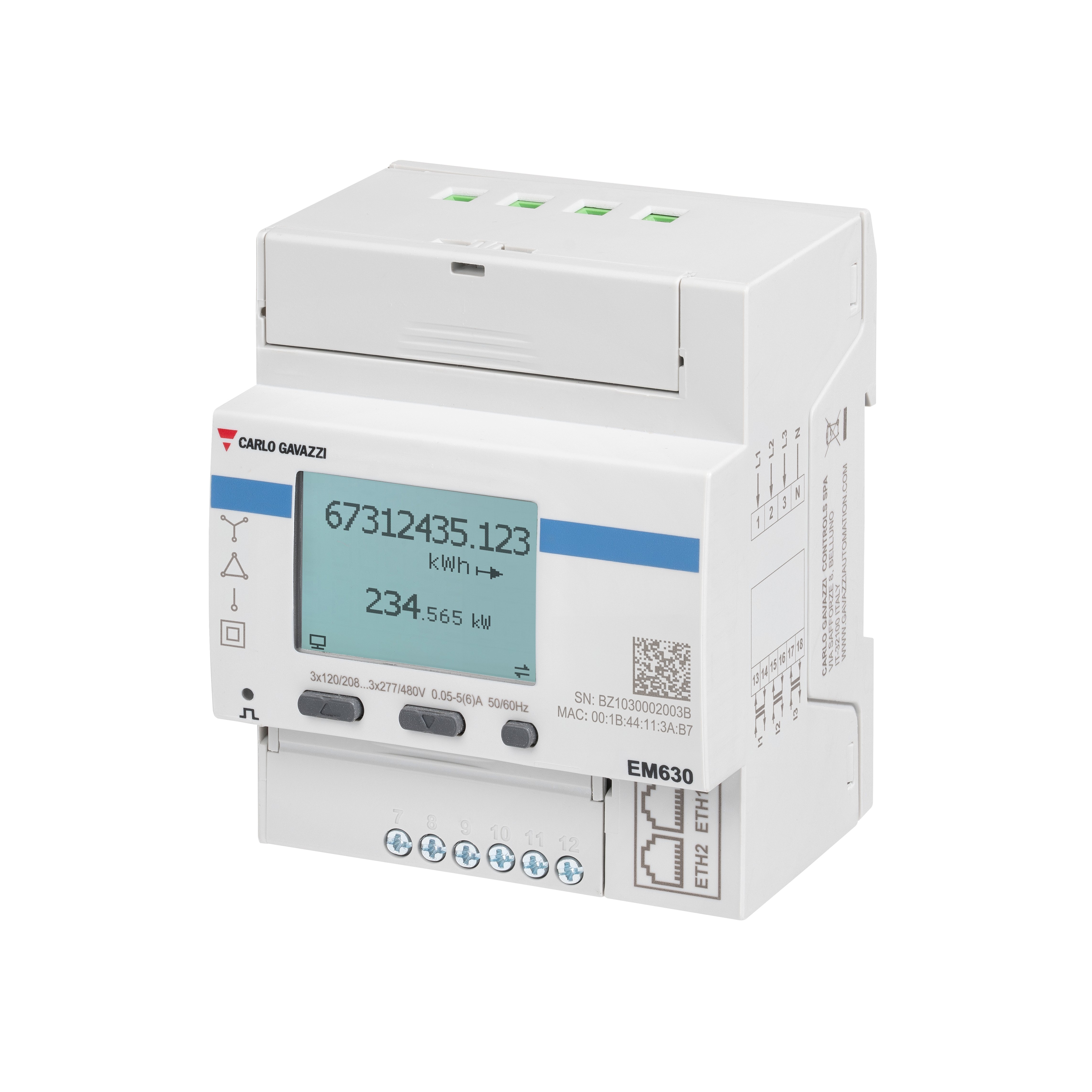 Carlo Gavazzi Inc. EM630BAV53XE2XXX electronic component