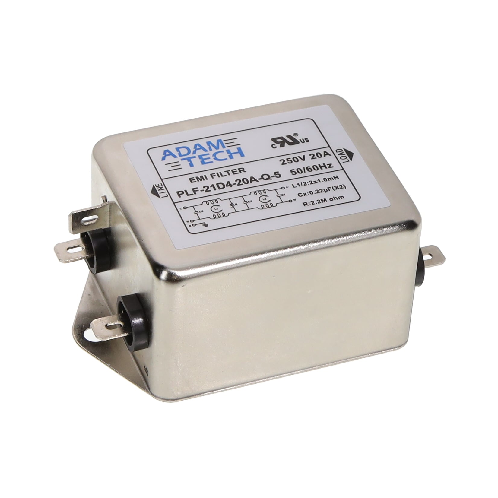 Adam Tech PLF-21D4-20A-Q-5 electronic component