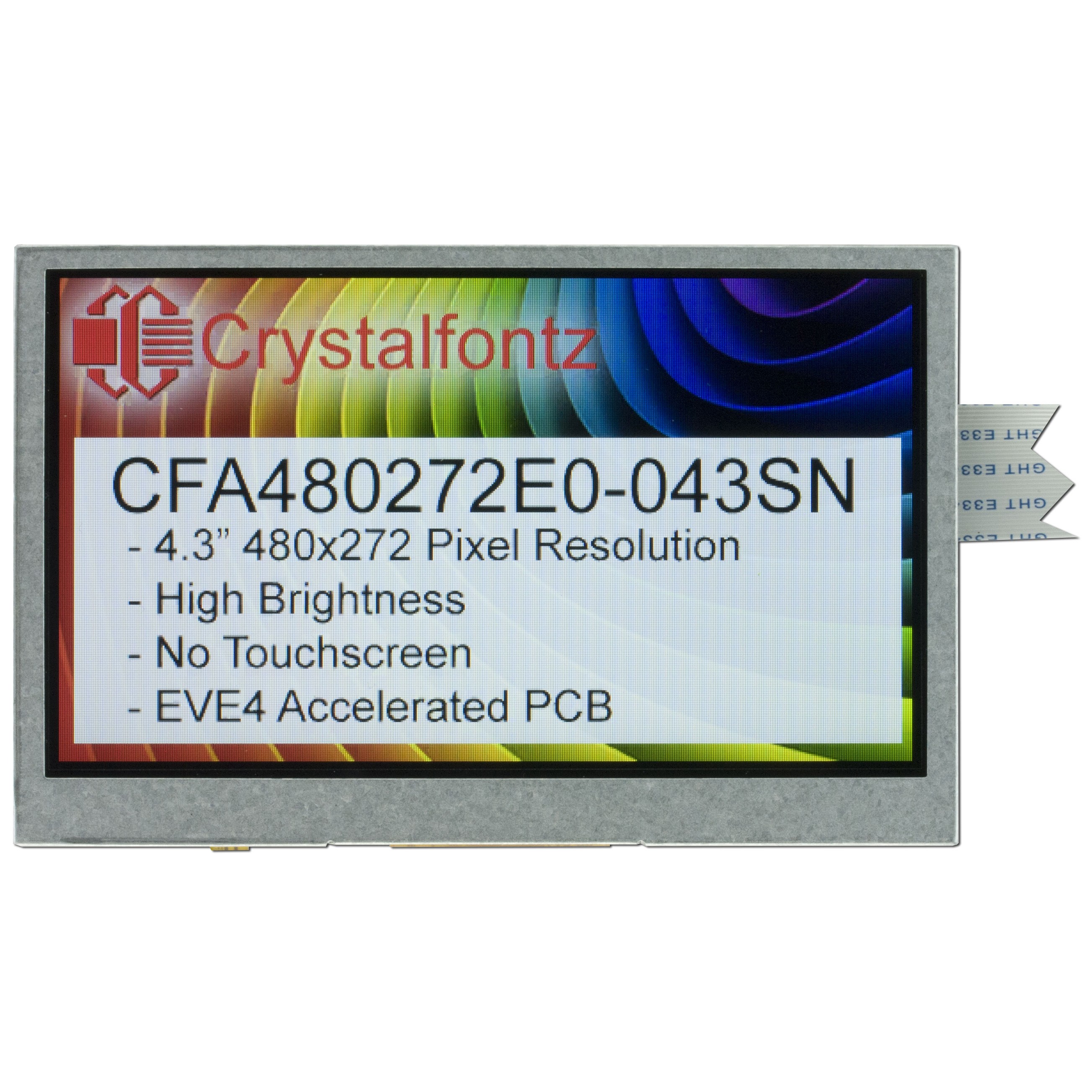 Crystalfontz CFA480272E0-043SN electronic component